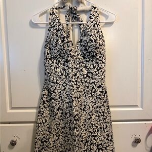 White House Black Market Black & White Dress